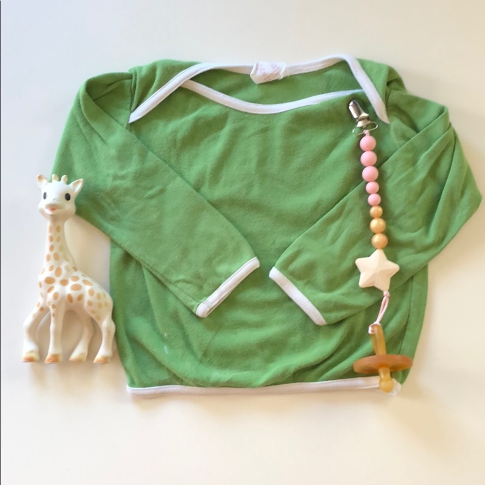 Kate Quinn Organics | Green Long Sleeve Top | 2T